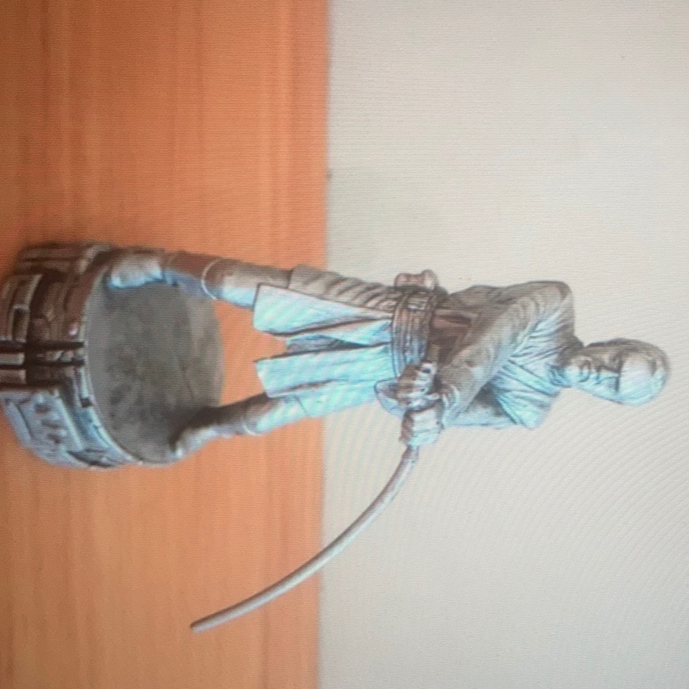 2005 Star Wars saga Edition chess obi wan Lenovo silver replacement figure
